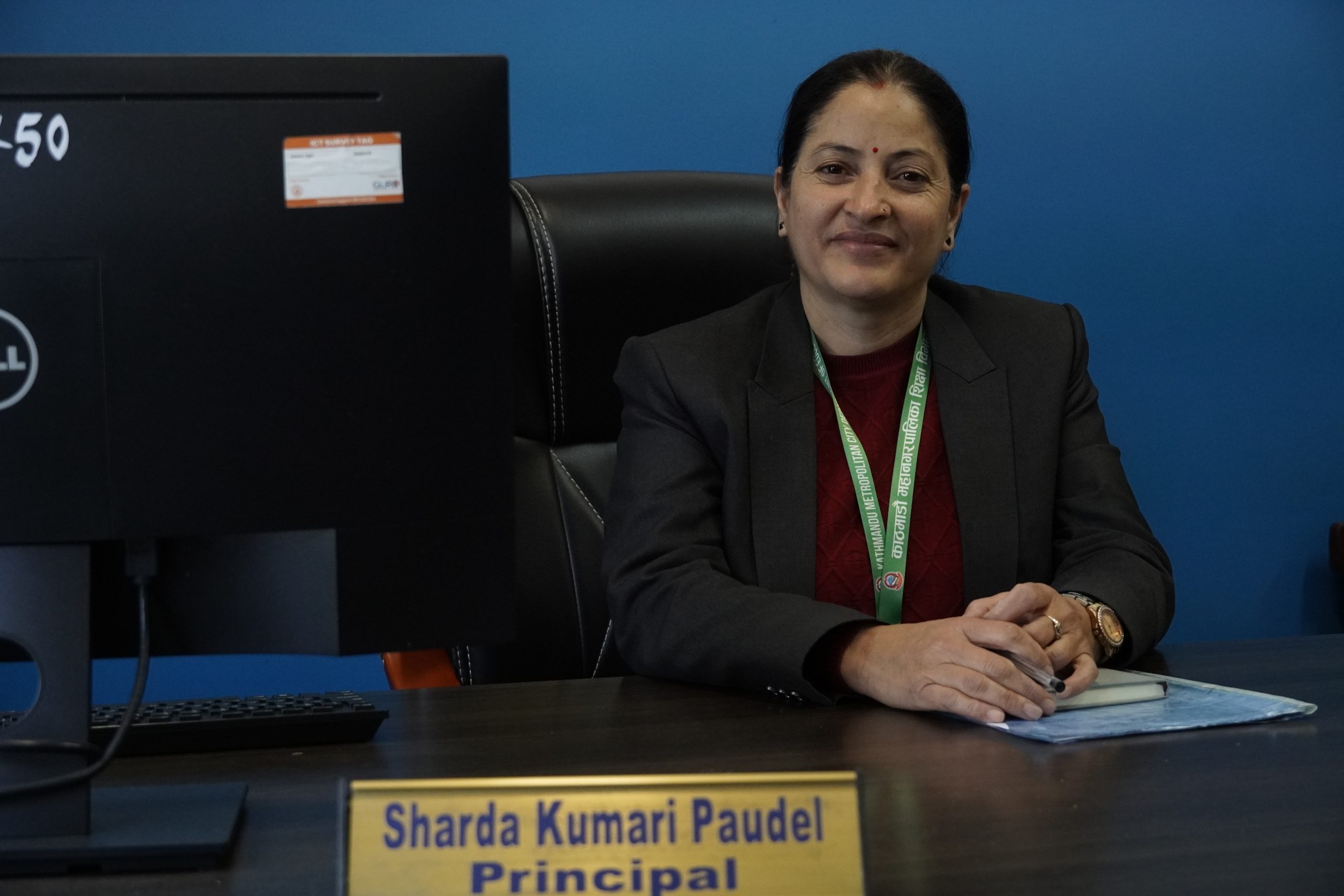 Sharda Kumari Paudel, The first female principal of Durbar High School
